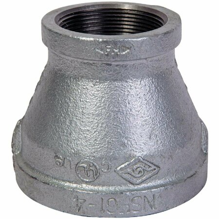 SOUTHLAND 1-1/2 In. x 1-1/4 In. FPT Reducing Galvanized Coupling 511-376BG